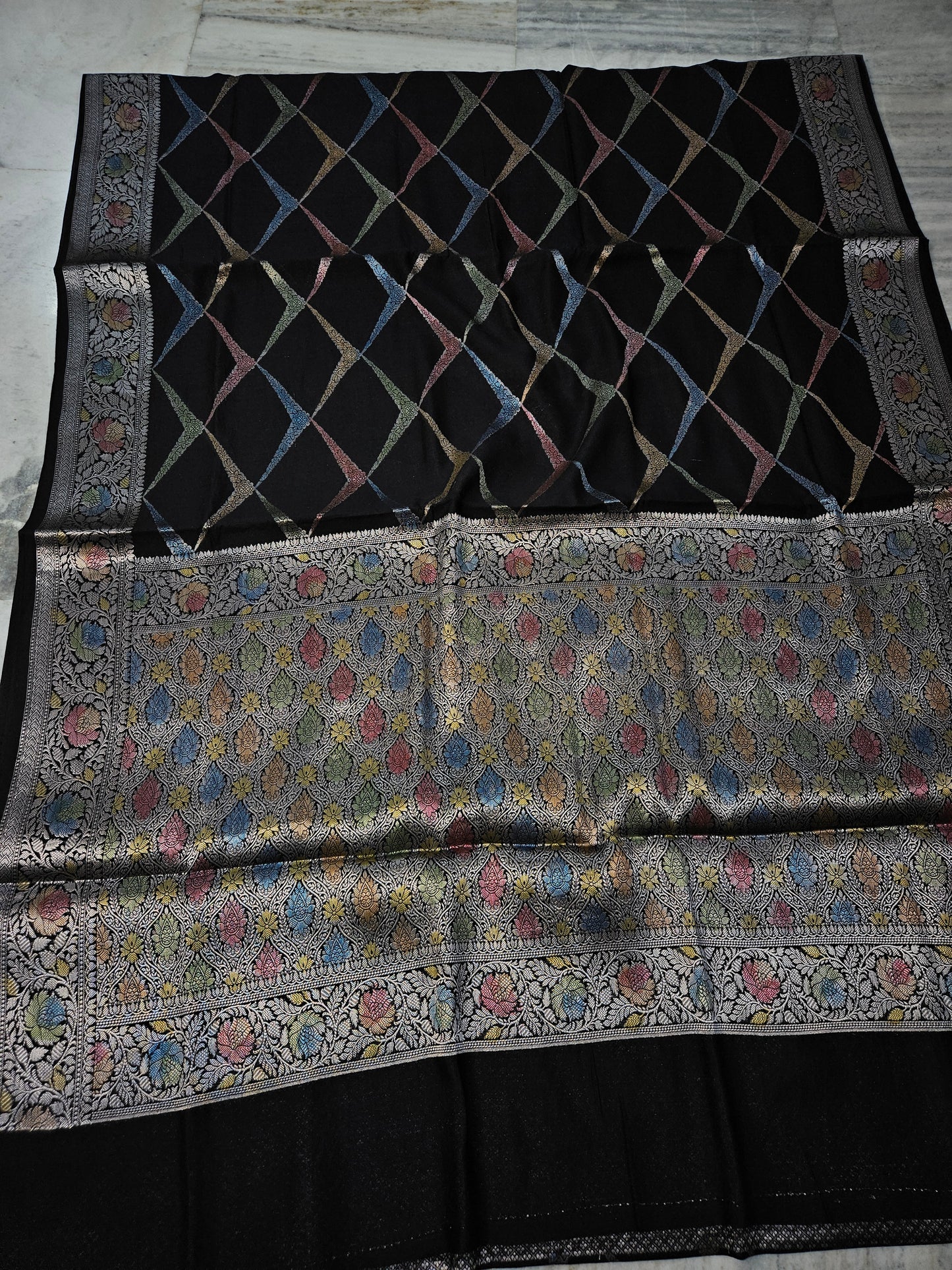 Pure Chiniya Silk Woven Banarasi Saree