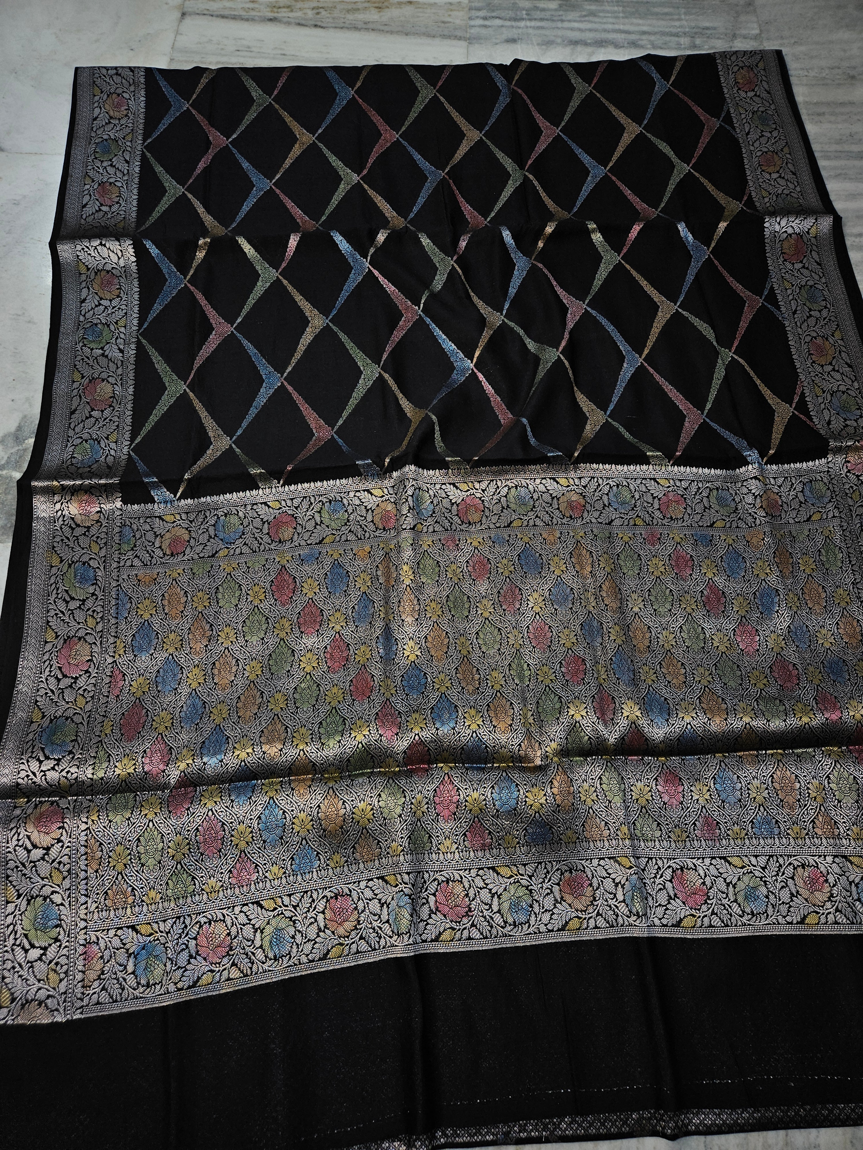 Pure Chiniya Silk Woven Banarasi Saree