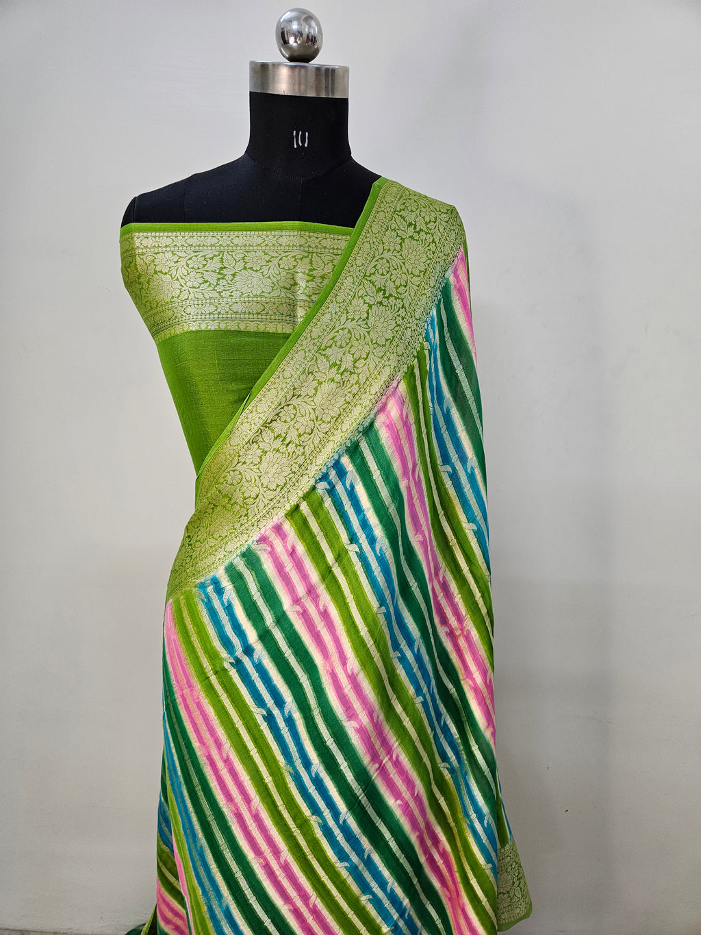 Pure Chiffon Rangkat Banarasi Saree