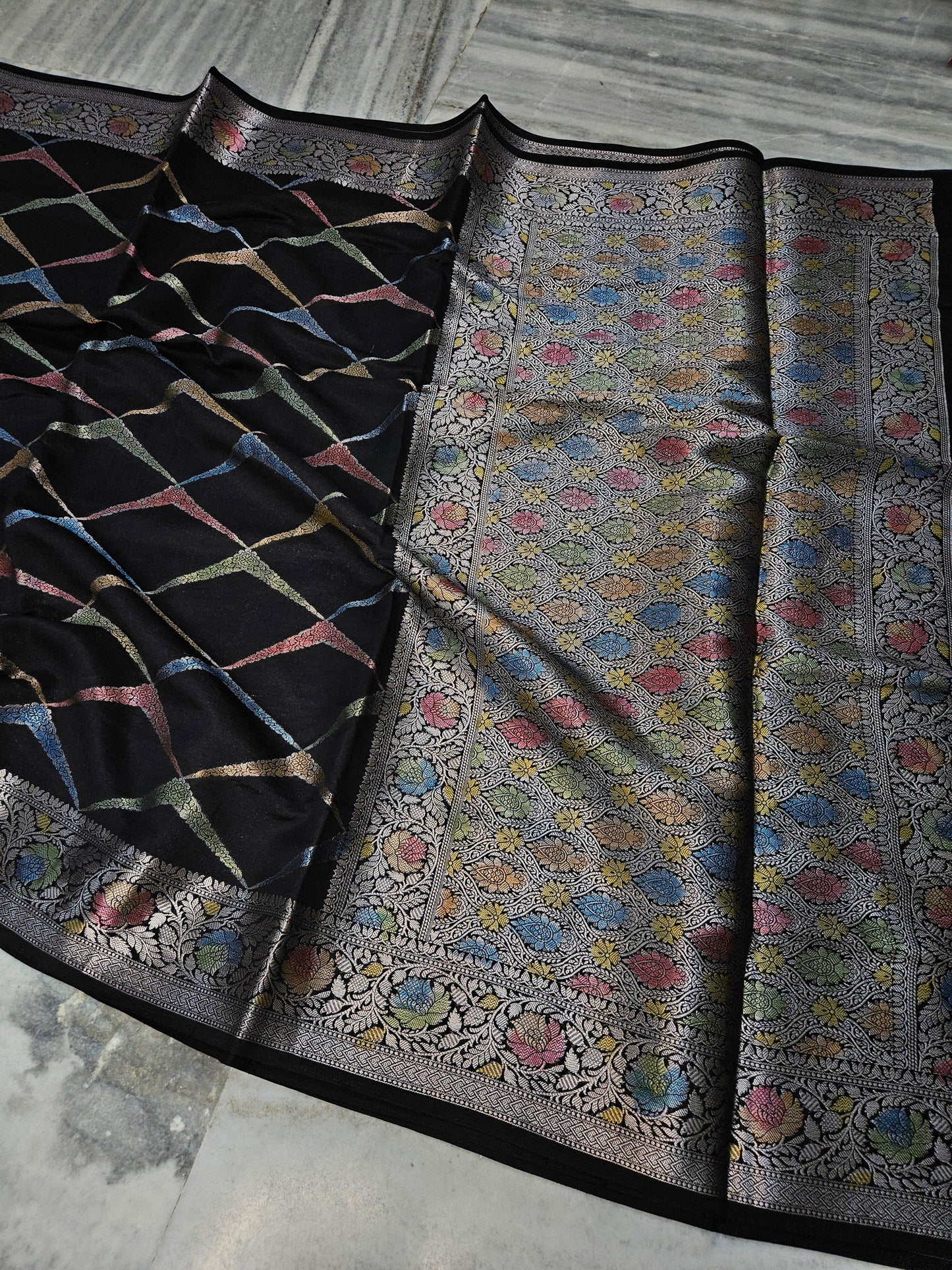 Pure Chiniya Silk Woven Banarasi Saree