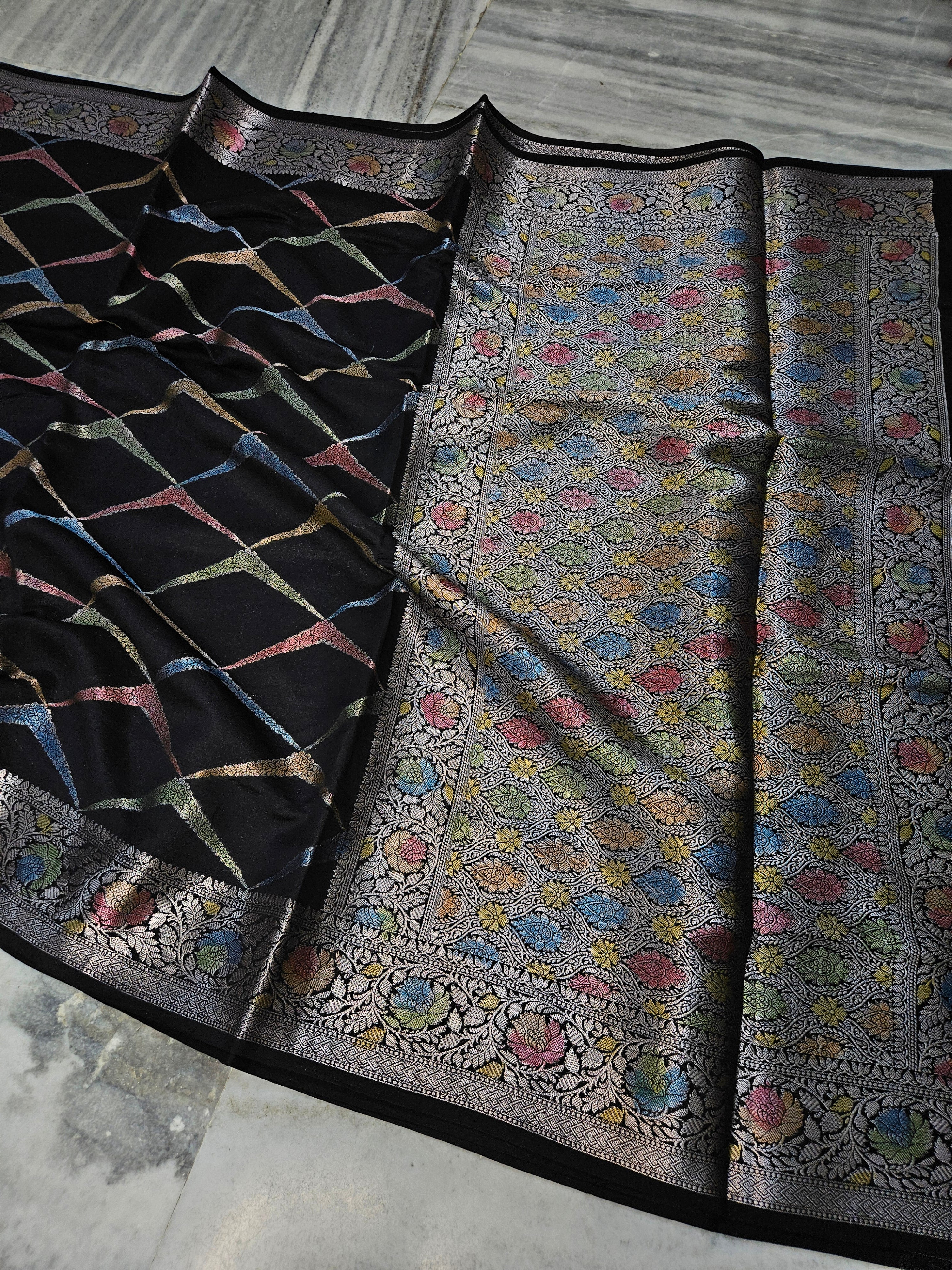 Pure Chiniya Silk Woven Banarasi Saree