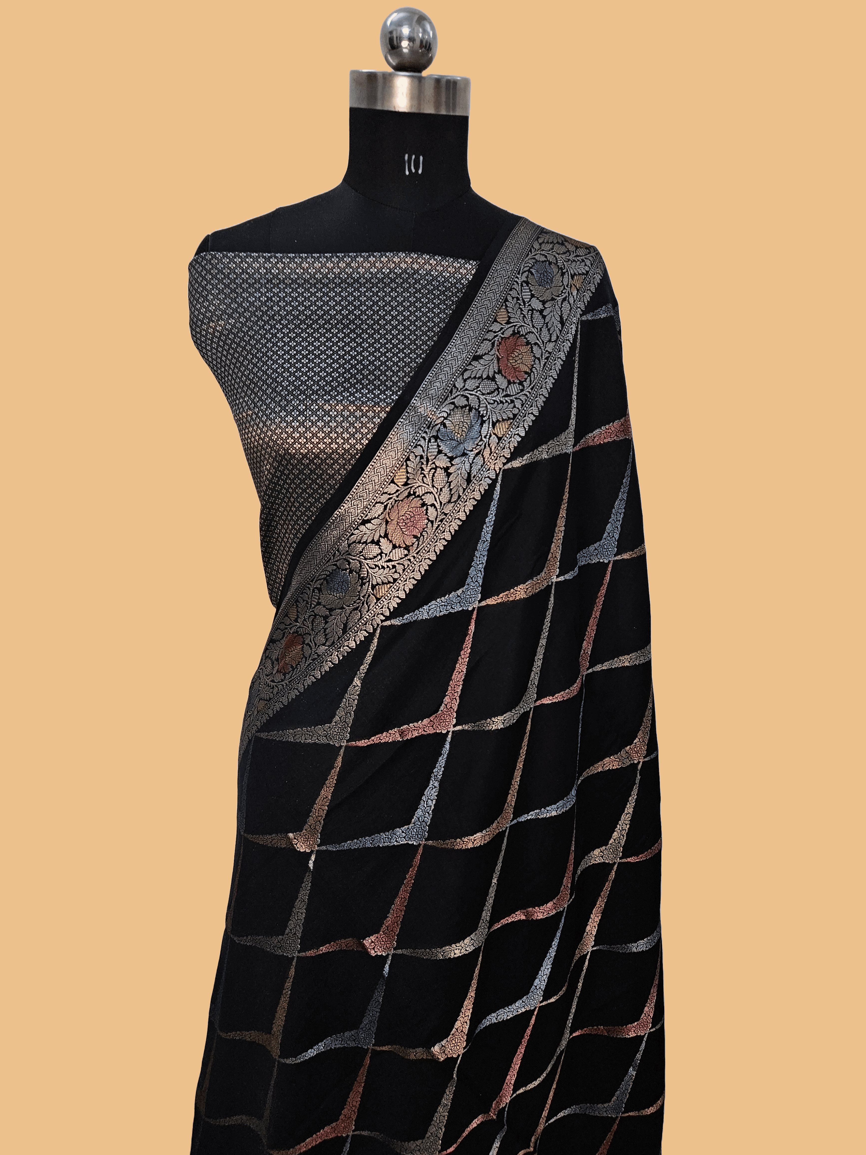 Pure Chiniya Silk Woven Banarasi Saree