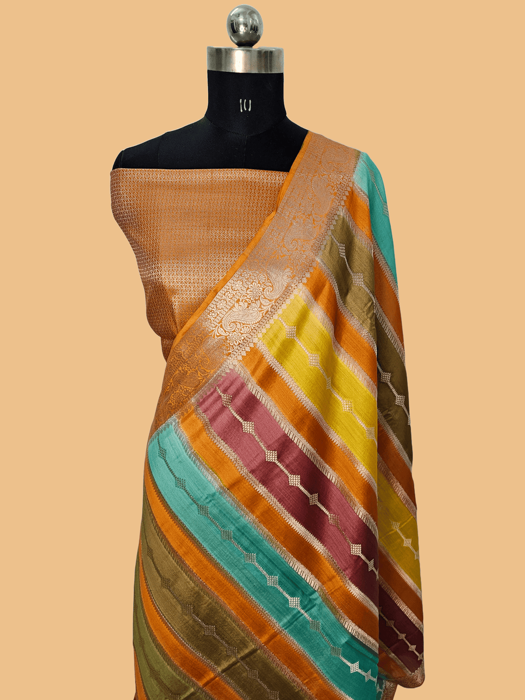 Rangkat Pure Chiniya Silk Woven Banarasi Saree