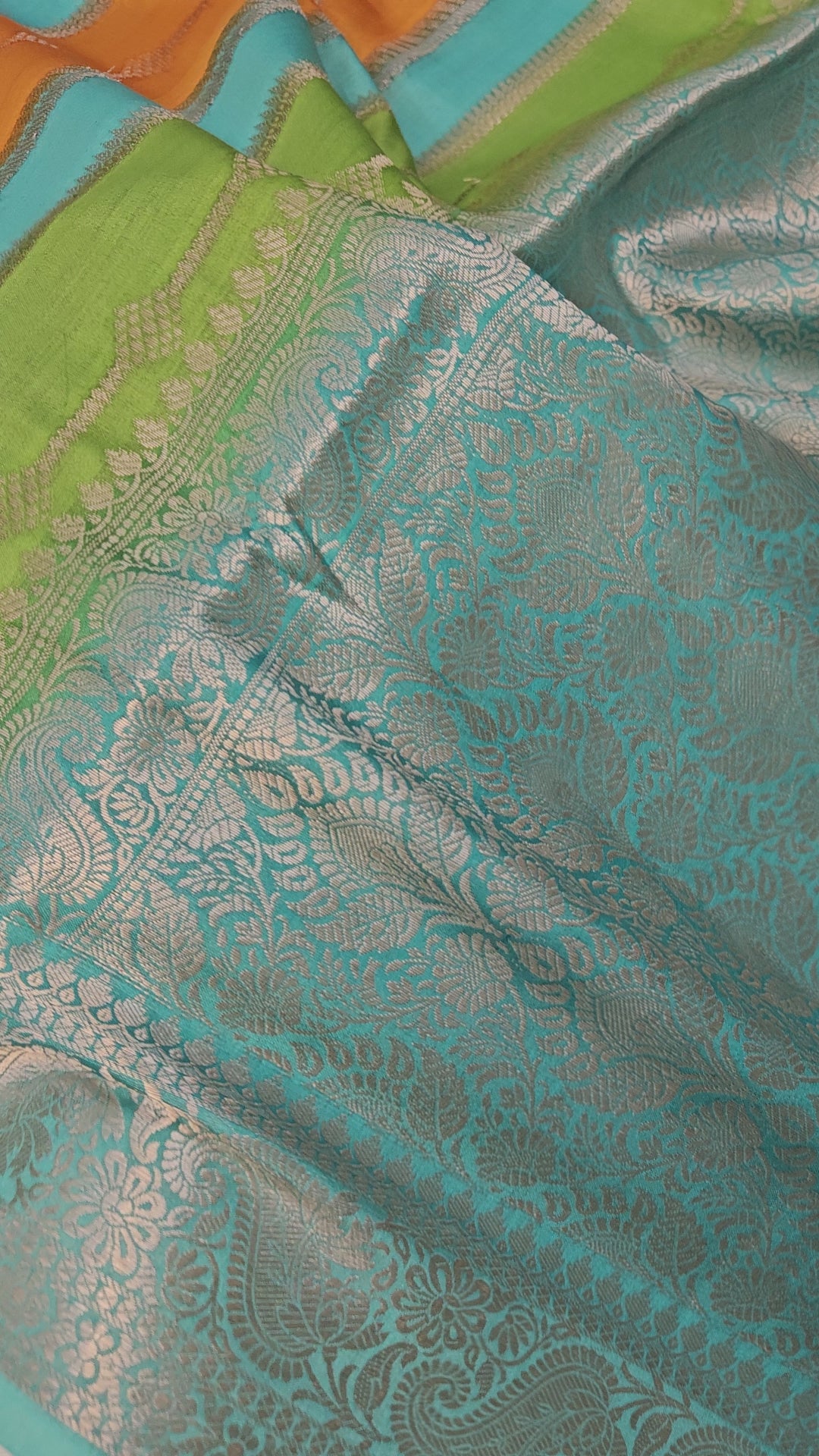 Rangkat Pure Chiniya Silk Woven Banarasi Saree